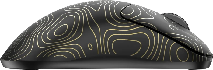White Shark Aero Gold Wireless Gaming Mouse, schwarz/gold, USB