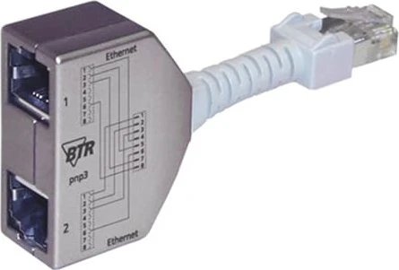 Metz Connect Cable Sharing Adapter, RJ-45 Splitter, 2x RJ-45, RJ-45