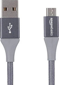 AmazonBasics USB Adapterkabel, USB 2.0, 480Mb/s, USB-A 2.0 [Stecker] auf USB 2.0 Micro-B [Stecker], Adapterkabel, ummantelt, 3m (B074VN744Q / L6LU2028-CS-R)