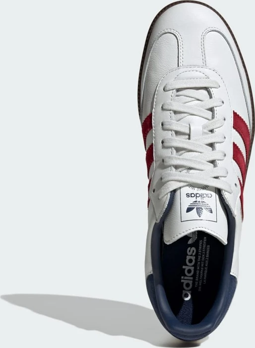 adidas Samba OG core white/team victory red/night indigo