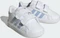 adidas Grand Court Lifestyle Hook and Loop cloud white/blue dawn/clear pink (Junior) Vorschaubild