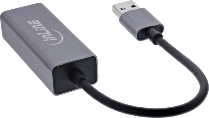 InLine Gigabit LAN-Adapter, RJ-45, USB-A 3.0 [Stecker]