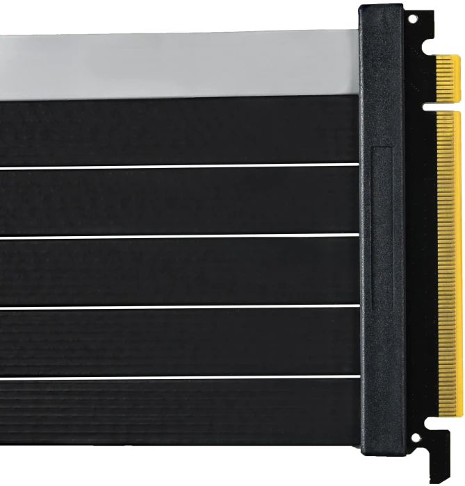 Cooler Master Riser Cable V2, gewinkelt, PCIe 4.0, 300mm, schwarz