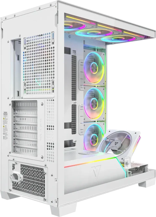 Modecom Volcano Stellar Plus 8F White, Glasfenster