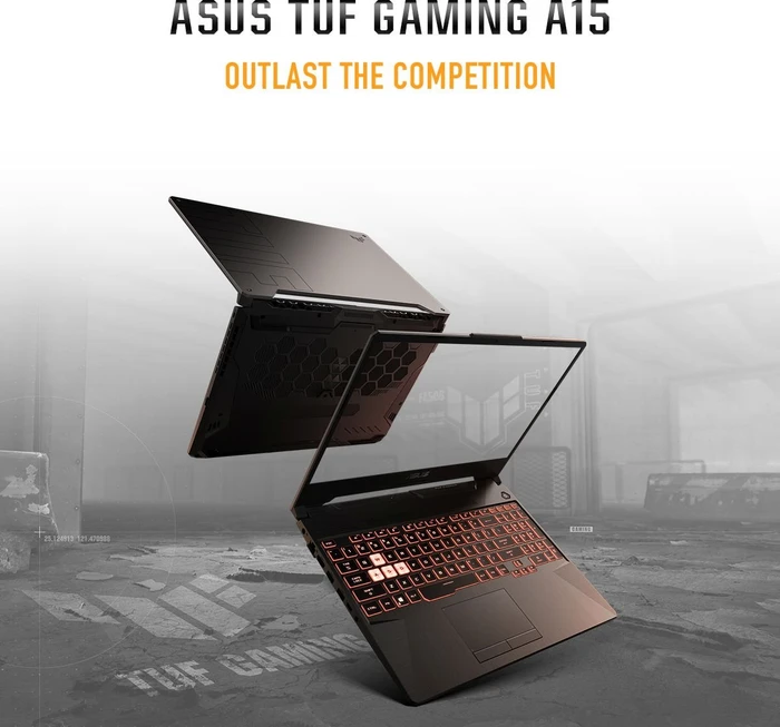 ASUS TUF Gaming A15 FA506QR-AZ061T, Eclipse Gray, Ryzen 7 5800H, 16GB RAM, 1TB SSD, GeForce RTX 3070, DE