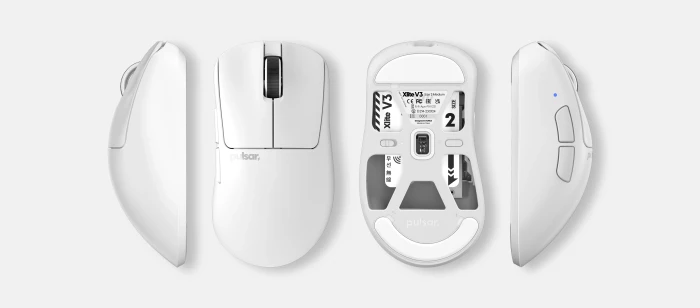 Pulsar Gaming Gears Xlite v3 Wireless weiß, USB