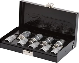 KS Tools Steckschlüsselsatz inkl. Werkzeugbox, 9-tlg.