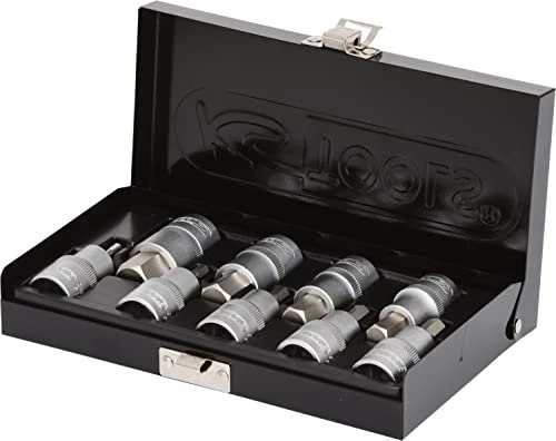 KS Tools Steckschlüsselsatz inkl. Werkzeugbox, 9-tlg.
