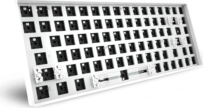 Sharkoon Skiller SGK50 S3 Barebone Gaming Tastatur, weiß, ISO/ANSI