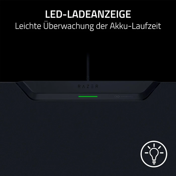Razer HyperFlux V2 Wireless Charging System, Hard Edition, schwarz
