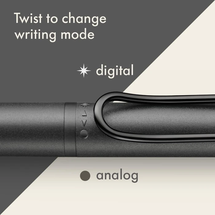 Lamy Safari Twin Pen all-black EMR, PC/EL-Spitze, schwarz