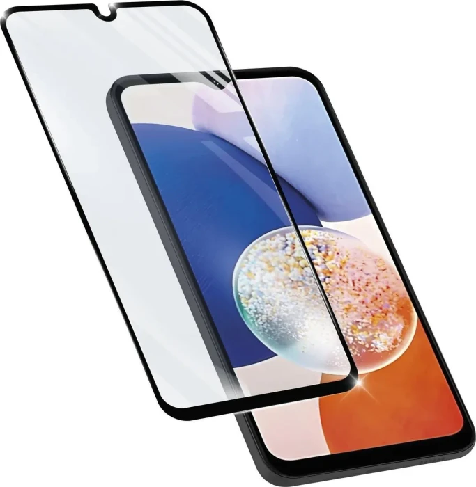 Cellularline Impact Glass Capsule für Samsung Galaxy A15 schwarz