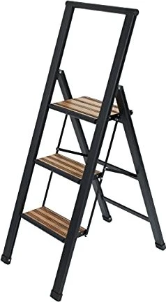 Wenko Aluminium Haushaltsleiter, 3 Stufen