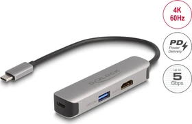 DeLOCK USB Type-C USB PD und Videoadapter, USB-C 3.0 [Stecker] (61060)