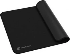 Natec Colors Series Mouse Pad Obsidian Black, 300x250mm, schwarz