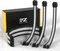 EZDIY-FAB Cable Extension Kit, 1x 24-Pin, 1x 4/8-Pin ATX, 2x 8-Pin PCIe, 18AWG, schwarz/weiß Vorschaubild