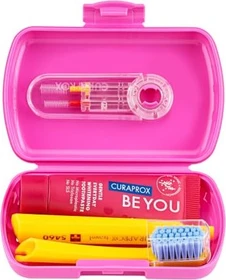 Curaden Curaprox CS5460 Travel Pflegeset rosa