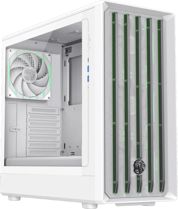 GameMax Claw 460 WH, Glasfenster