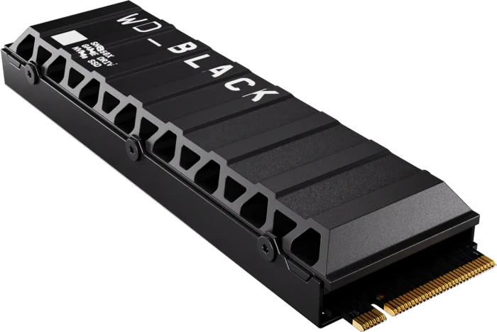Western Digital WD_BLACK SN850X NVMe SSD 4TB, M.2 2280 / M-Key / PCIe 4.0 x4, Kühlkörper