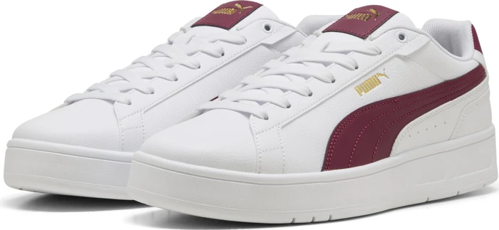 Puma Court Classico puma white/team regal red/puma gold