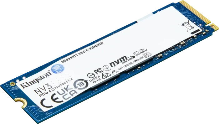 Kingston NV3 NVMe PCIe 4.0 SSD 4TB, M.2 2280 / M-Key / PCIe 4.0 x4, bulk