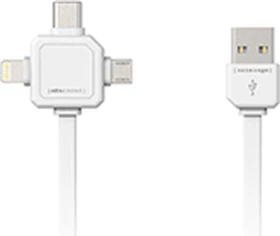 allocacoc/Segula PowerCube USB Kabel 3-fach Adapter, 1.5m (9003WT/USBC15)
