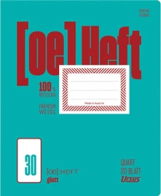 Ursus OE Schulheft, Quart, Lineatur 30, 20 Blatt