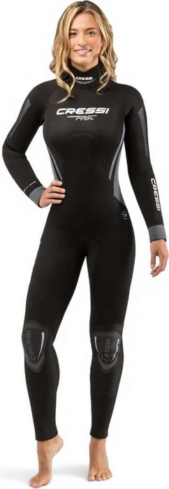 Cressi Fast Nasstauchanzug 7mm schwarz/grau/blau (Damen)