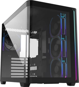 FSP M580 Plus Black, Glasfenster