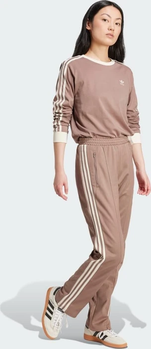 adidas Beckenbauer Trainingshose lang trace brown/wonder white (Damen)