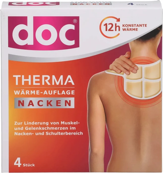 doc Therma Wärme-Auflagen Nacken, 4 Stück