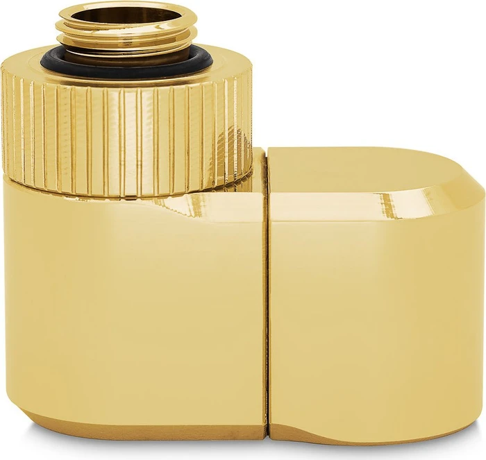 EK Water Blocks Quantum Line EK-Quantum Torque Rotary Offset 21, G1/4", 21mm Versatz, gold