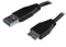 StarTech USB3AUB50CMS, Slim-USB-A 3.0 auf USB 3.0 Micro-B Adapterkabel schwarz, 0.5m Vorschaubild