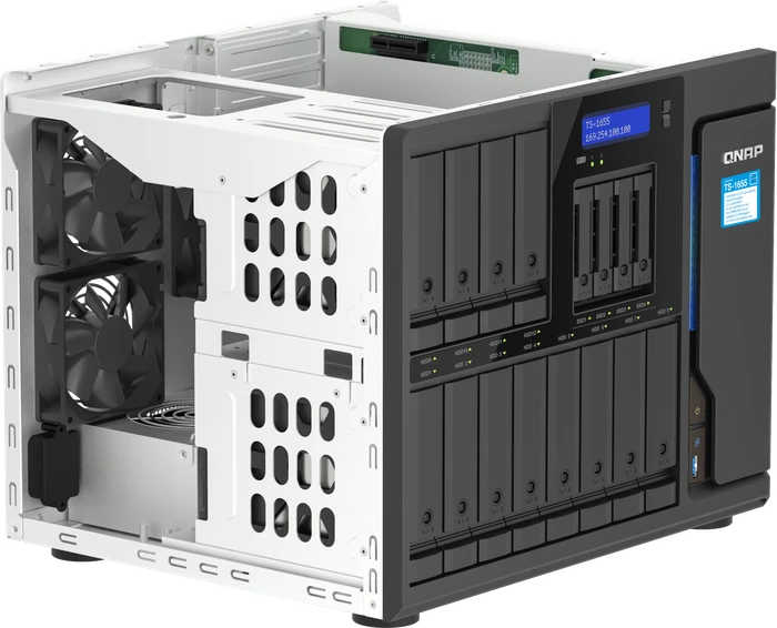 QNAP QuTS hero Turbo Station TS-1655-8G, 8GB RAM, 2x RJ-45 2.5GBase-T, 4x USB-A 3.0