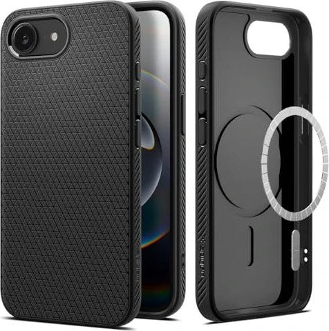 Spigen Liquid Air (MagFit) für Apple iPhone 16e Matte Black