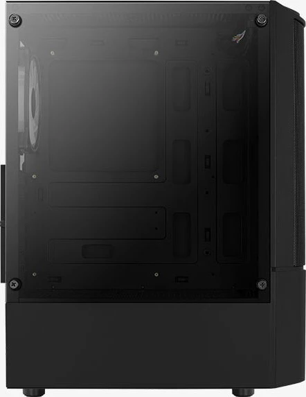AeroCool Quantum Mesh [V3], schwarz, Lüfter LED RGB, Glasfenster