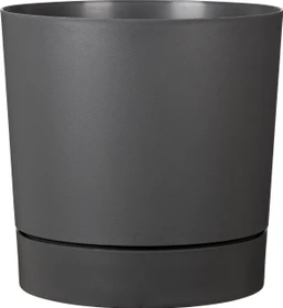 Scheurich Plano+ Pflanzgefäß 39cm metallic grey