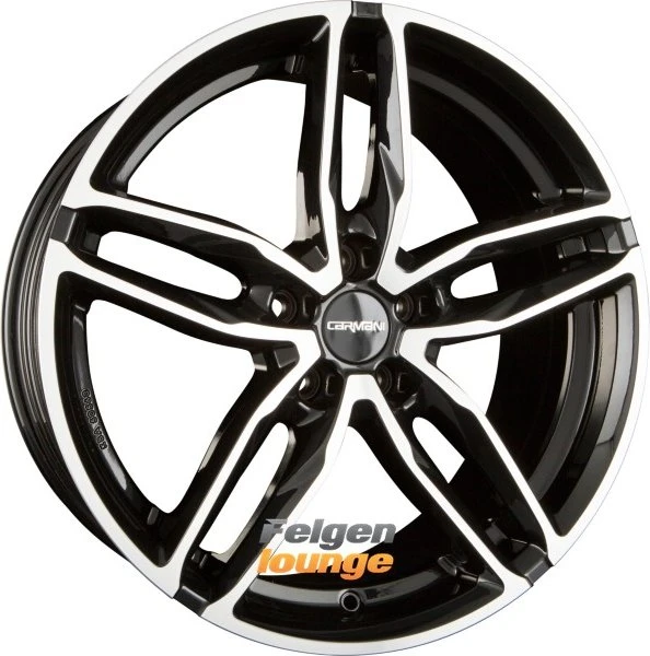 Carmani 13 Twinmax 8.0x18 5/108 ET45 schwarz-poliert