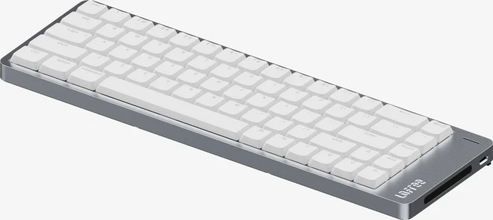 Lofree Flow 2 68, Silver, LEDs weiß, Kailh LOW PROFILE Void, USB/Bluetooth, US