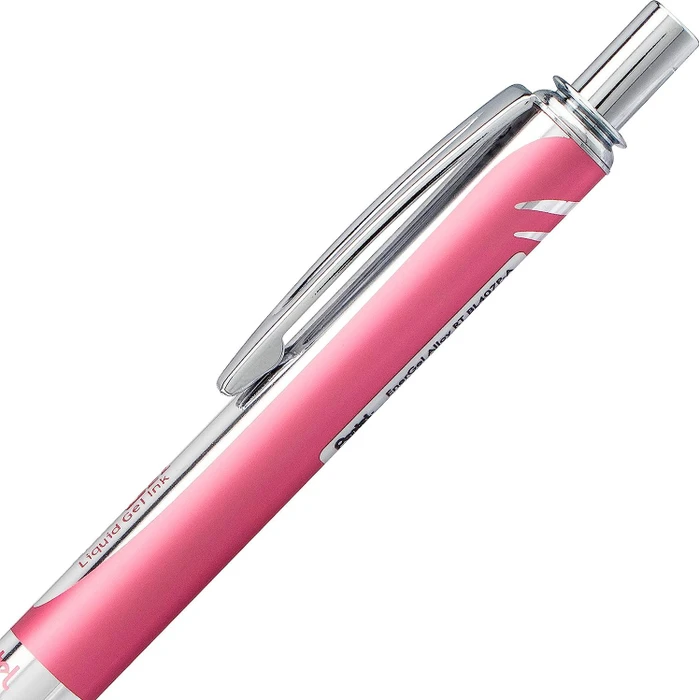 Pentel EnerGel Sterling BL407 Gelroller rosa/silber