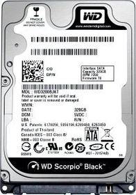 Western Digital WD Scorpio Black 500GB, 24/7, 2.5" / SATA 3Gb/s