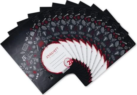 Landré Schulheft, A4, Lineatur 28, 32 Blatt, 10er-Pack