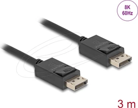 DeLOCK DisplayPort 2.1 Kabel schwarz, 3m