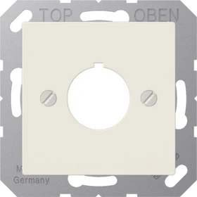 Jung Series AS Abdeckung für Befehlsgeräte mit 22.5mm, weiß