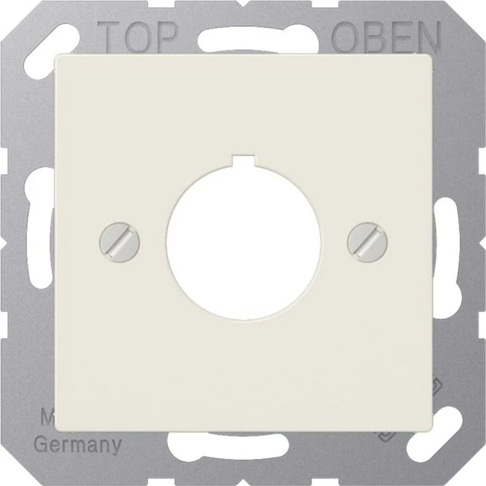 Jung Series AS Abdeckung für Befehlsgeräte mit 22.5mm, weiß