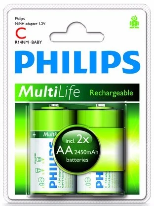Philips Mignon AA / Baby C Adapter