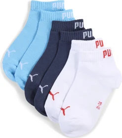 Puma Teenager Socken red / navy, 3 Paare