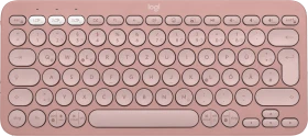 Logitech K380s Pebble Keys 2, rosa, Logi Bolt, USB/Bluetooth, DE