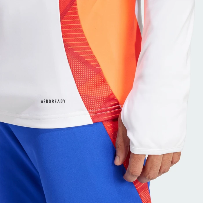 adidas Tiro 24 Competition Funktionsshirt langarm white/app solar red (Herren)