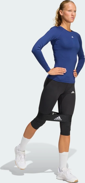adidas Techfit Capri Tights Hose 3/4 dark blue (Damen) (KA0029) – Bild 4 von 9